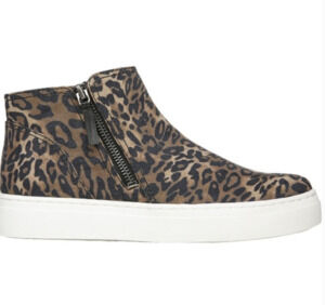 Naturalizer Celeste Cheetah print high top Sneaker Sz 9